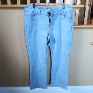 Rider's by Lee boot cut, light blue jeans, 18p